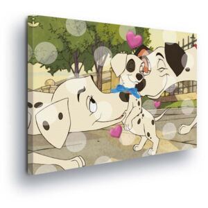 Obraz na plátne - Disney Dalmation's Family 60x40 cm