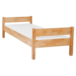 Detská jednolôžková posteľ z masívneho bukového dreva Mobi furniture Mia, 200 × 90 cm