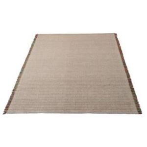 Vlnený kusový koberec pretkaný farebnými povrázky - 200 * 300 * 1 cm