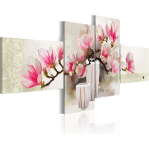 Obraz na plátne - Fragrance of magnolias 200x90