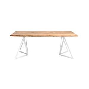 Jedálenský stôl Sherwood Biele nohy 100 x 200cm