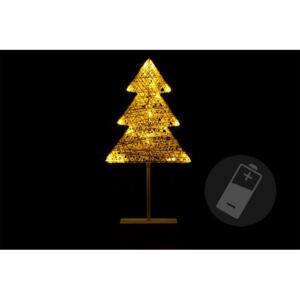 Vianočná dekorácia - strom, 40 cm, 20 LED diód