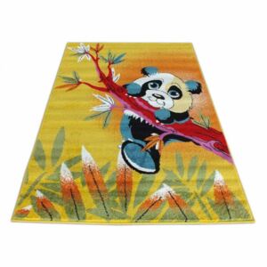 Detský koberec Panda žltý, Velikosti 200x290cm