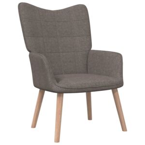 Relaxačná stolička 62x68,5x96 cm sivohnedá látka