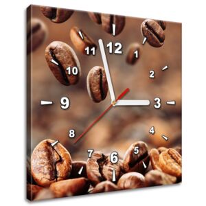 Gario Obraz s hodinami Kávové bohatstvo Rozmery (š x v): 30 x 30 cm