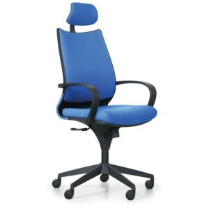 Kancelárska stolička Futura, modrá látka