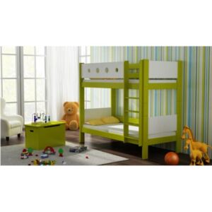 Poschoďová postel Vašek 180/80 cm zelená