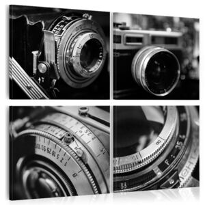 Obraz - Vintage Cameras 80x80