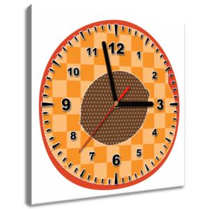 Gario Obraz s hodinami Broskyňa Rozmery (š x v): 30 x 30 cm