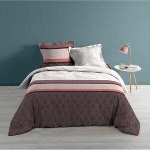 Kalitná posteľná obliečka v hnedej farbe 220 x 200 cm