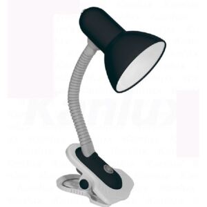 Stolní lampa s klipem Kanlux Suzi 07151 černá