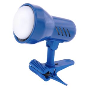 Lampička s klipem E14 velká tmavě modrá