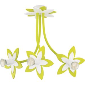 Dětské stropní svítidlo Nowodvorski 6898 FLOWERS zelená