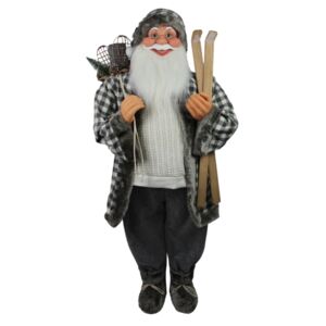 Dekorácia Santa Claus Šedý 150cm