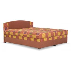 Lacná posteľ Kappa, 180x200cm, oranžová