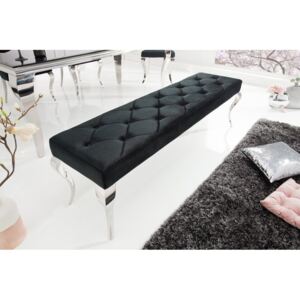 Dizajnová lavica Modern Barock 170cm čierna