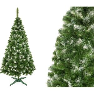 LEAN TOYS Vianočný stromček 220 cm so snehom - zelený