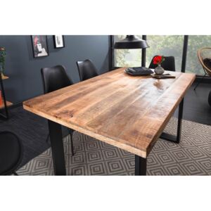 Jedálenský stôl Iron Craft 140cm mango 45mm