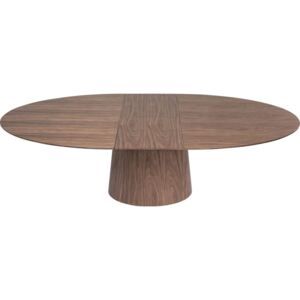 Hnedý rozkladací jedálenský stôl Kare Design Benvenuto, 200 x 110 cm