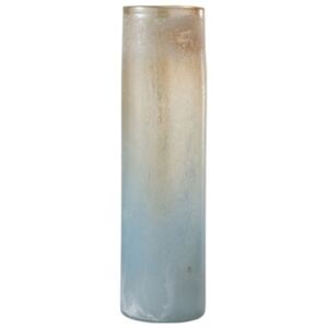 Váza béžová modrá sklenená 4ks set ICONIC VINTAGE