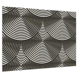 Abstraktný obraz - tvary (70x50 cm)
