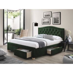 Signal Manželská posteľ Electra Farba: Zelená