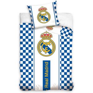 Carbotex Detské obliečky Real Madrid Blue, Rozmer 1x70x90 / 1x140x200 cm
