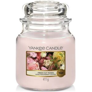 Svíčka Yankee Candle 411g - Fresh Cut Roses