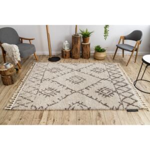 Koberec BERBER FEZ G0535 krém / braž Fredzle berber marokánsky - 80x150 cm