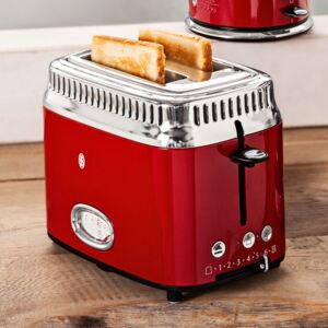 Retro toaster, červený
