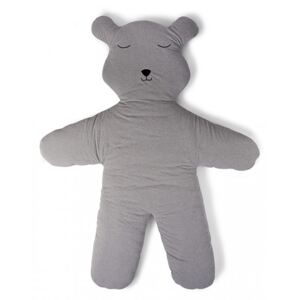 Hracia deka medveď Teddy Jersey Grey 150cm