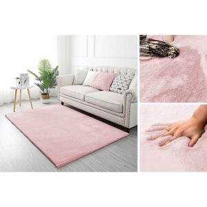 Ružový koberec Rabbit 140x200cm