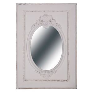 Biele nástenné zrkadlo Antic Line