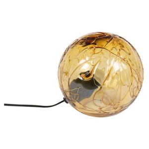 Stolová lampa v zlatej farbe Dutchbone Lune, ø 24 cm