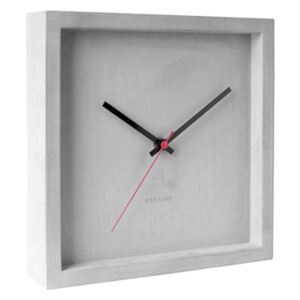 Karlsson Betonové nástenné hodiny - Karlsson Franky Concrete, 25x25 cm