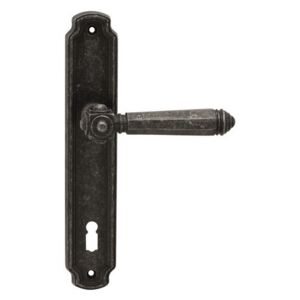 Dverové kovanie COBRA ATLANTIS (K) - BB kľučka-kľučka otvor pre obyčajný kľúč/K (kované kovania)