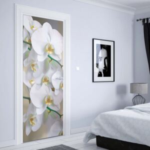 GLIX Fototapeta na dvere - Luxury Floral Design Orchids Yellow