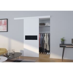 Posuvné dvere interiérové Cube - biela 03 - 106 cm