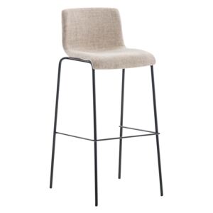Barová stolička Hoover ~ látka, kovové nohy čierne