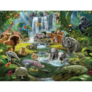3D tapeta pre deti Walltastic - Džungľa 305 x 244 cm