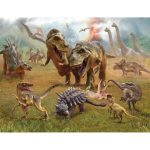 3D tapeta pre deti Walltastic - Dinosaur Land 305 x 244 cm