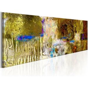 Bimago Ručne maľovaný obraz - Solar Treasure 120x40 cm