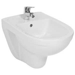 Jika Lyra plus - Závesný WC bidet, otvor na batériu, s bočnými otvormi, biela H8303810003041