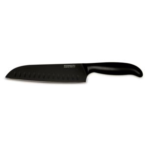 ERNESTO® Kuchynský nôž, čierny (nôž Santoku ) (100336408)