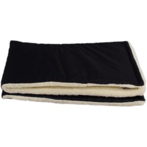 Čierna zimná merino deka