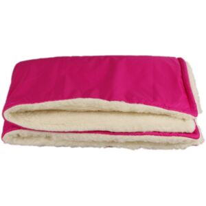 Ružová zimná merino deka