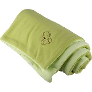 Zateplená detská deka zelená