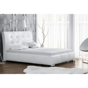 Čalúnená posteľ NORA + matrac DE LUX, 140x200, madryt 190