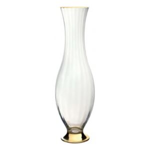 Váza GRETA OL01626 číra-zlatá dekorácia H80cm