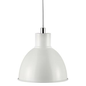 Nordlux POP | dizajnové závesné svietidlo s kovovým tienidlom Farba: Biela